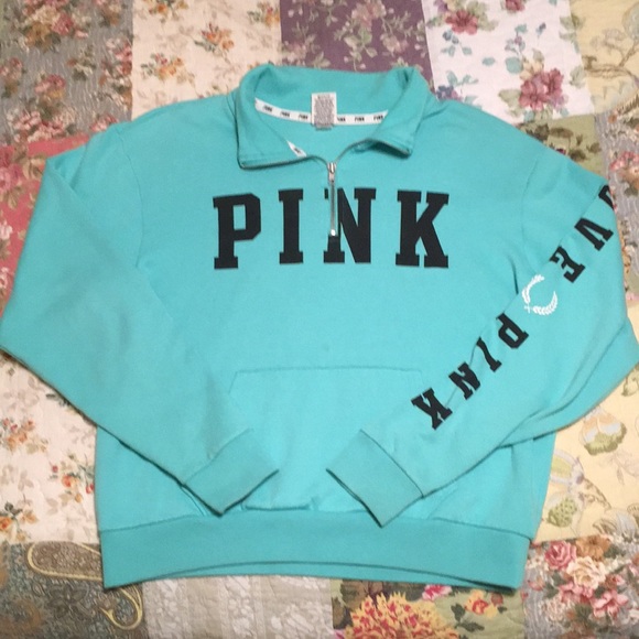 PINK Victoria's Secret Jackets & Blazers - VS PINK Quarter Zip Jacket